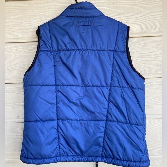 Eddie Bauer EBTEK size small medium blue puffer vest - Picture 2 of 2